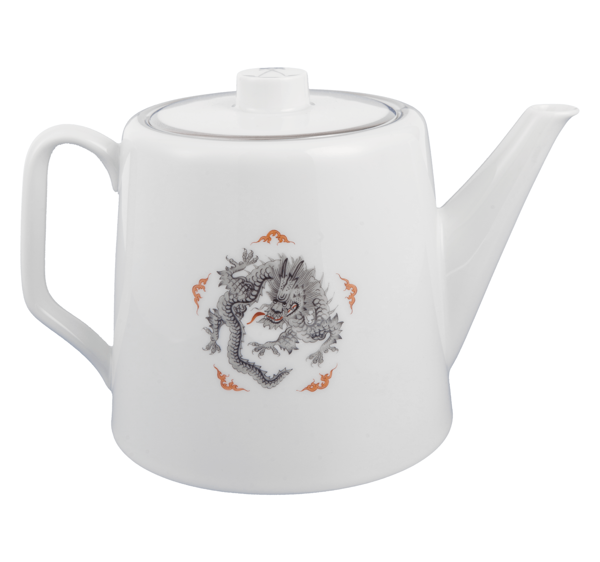 Kanne, Mingdrache leicht, schwarz und platin, V 0,6 l | Meissen Cosmopolitan 33A090 - 37726 - Meissen Weimar