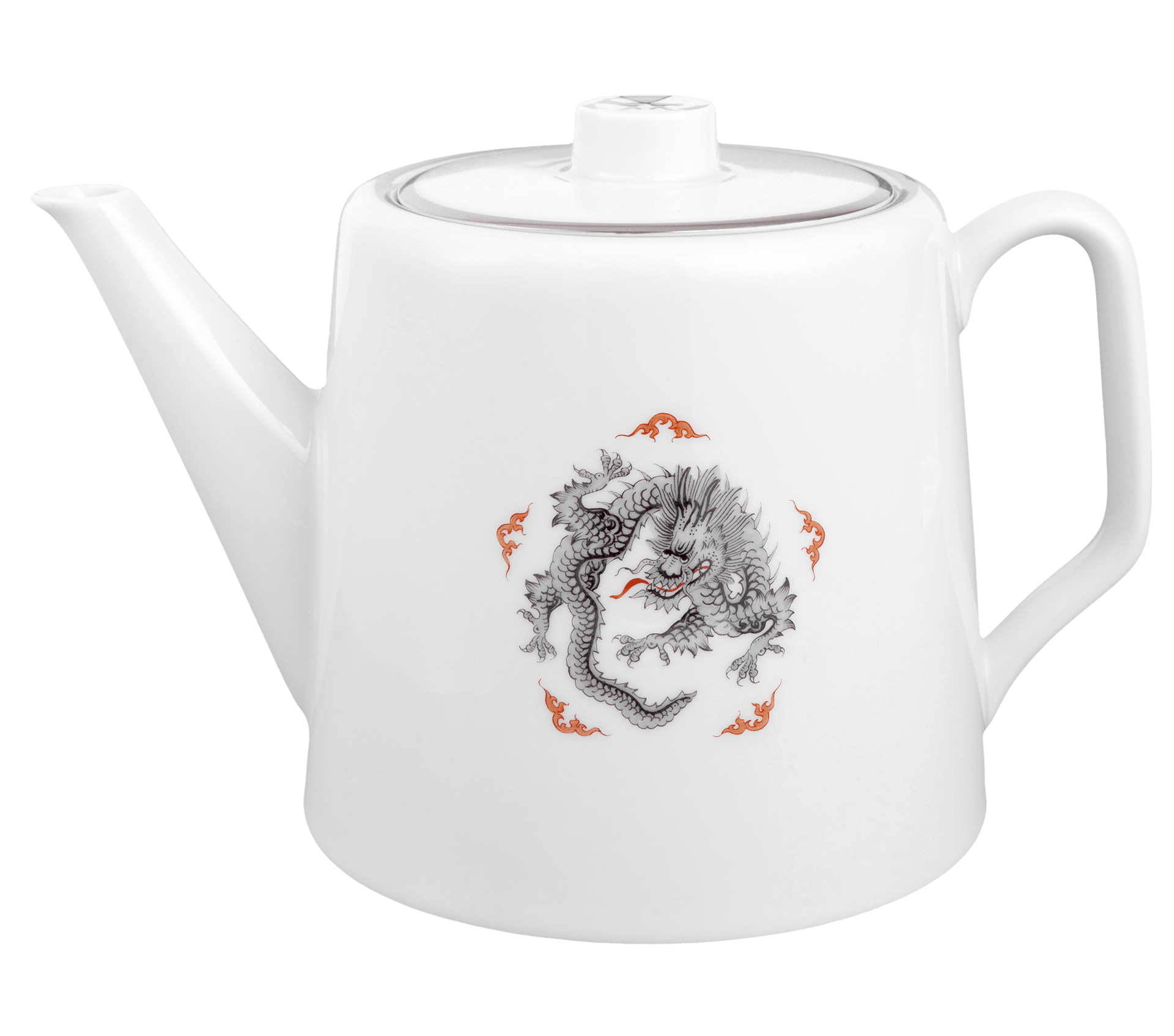 Kanne, Mingdrache leicht, schwarz und platin, V 0,6 l | Meissen Cosmopolitan 33A090 - 37726 - Meissen Weimar