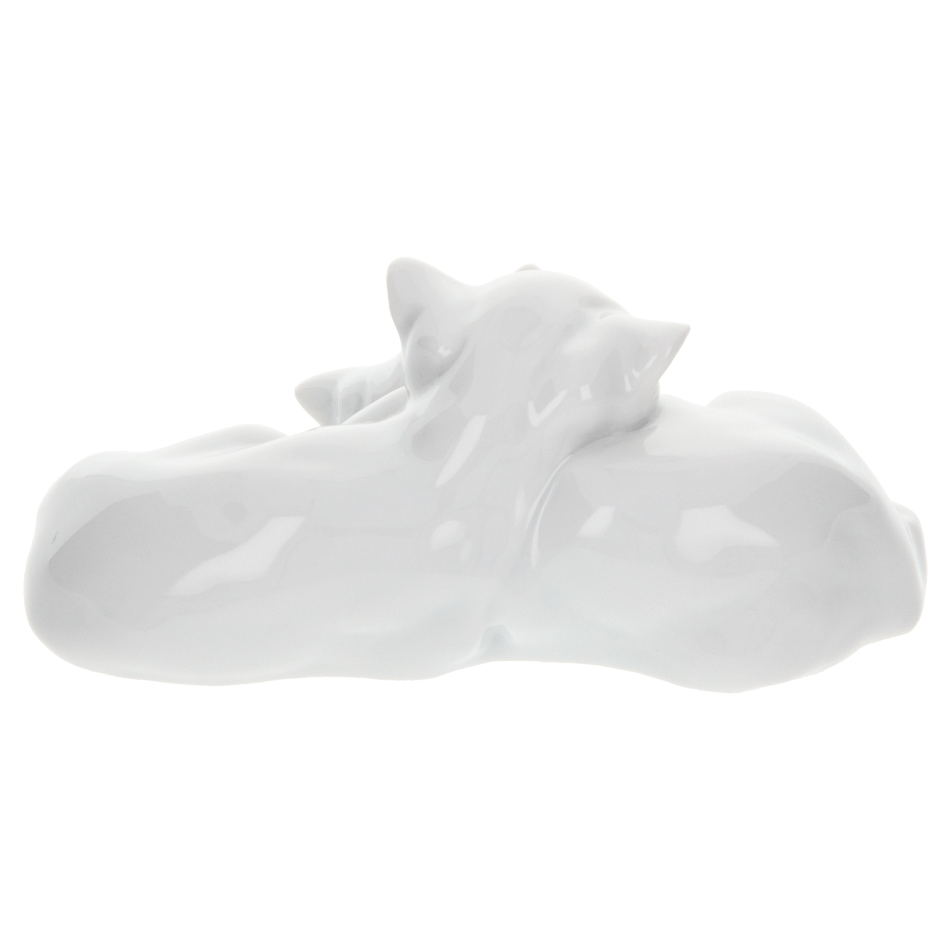 Katzengruppe, Weiß, H 4,5 cm | Meissen Figurengruppe 000001 - 78837 - Meissen Weimar