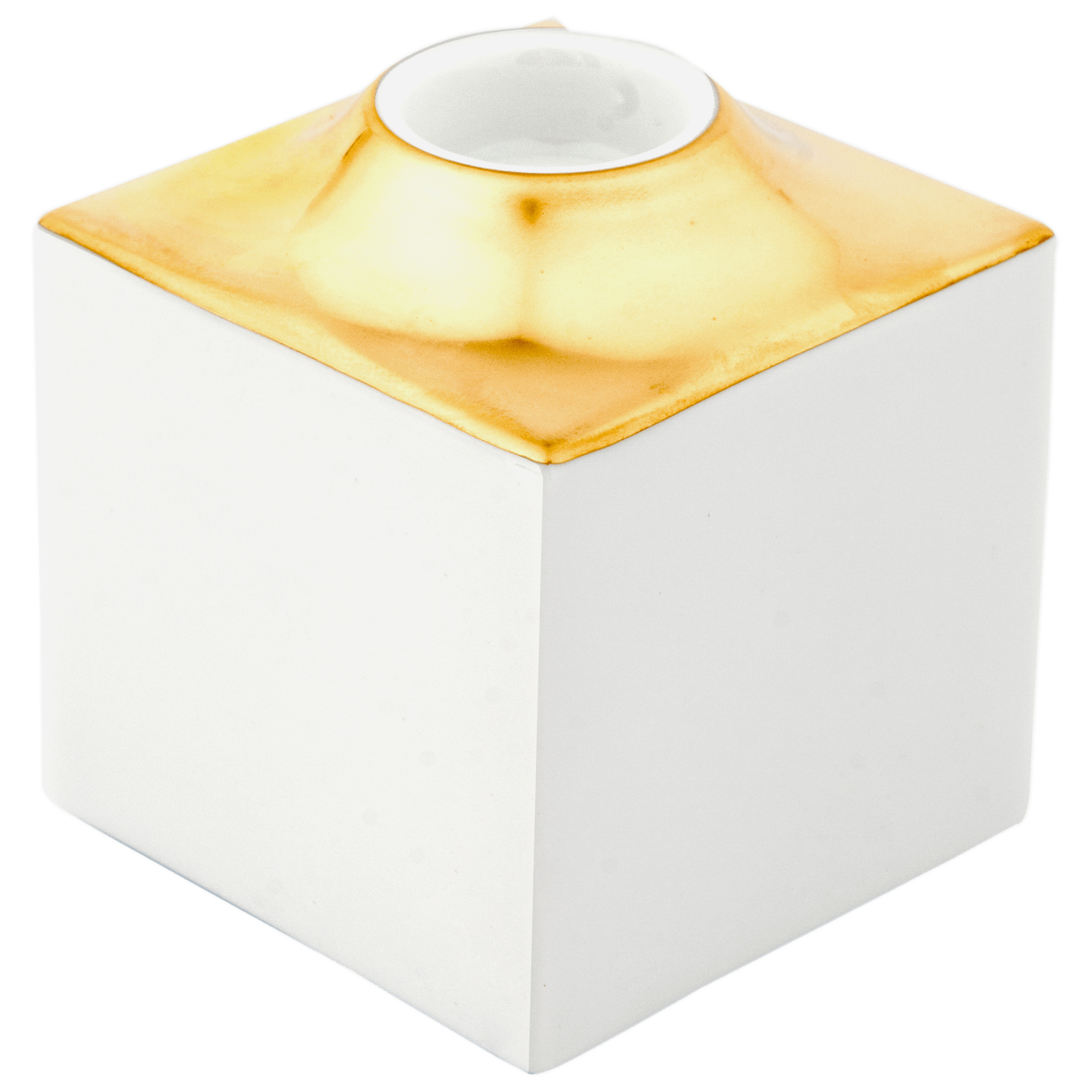 Kerzenhalter Gold, H 6 cm | Meissen Cosmopolitan 99a114 - 53175 - Meissen Weimar