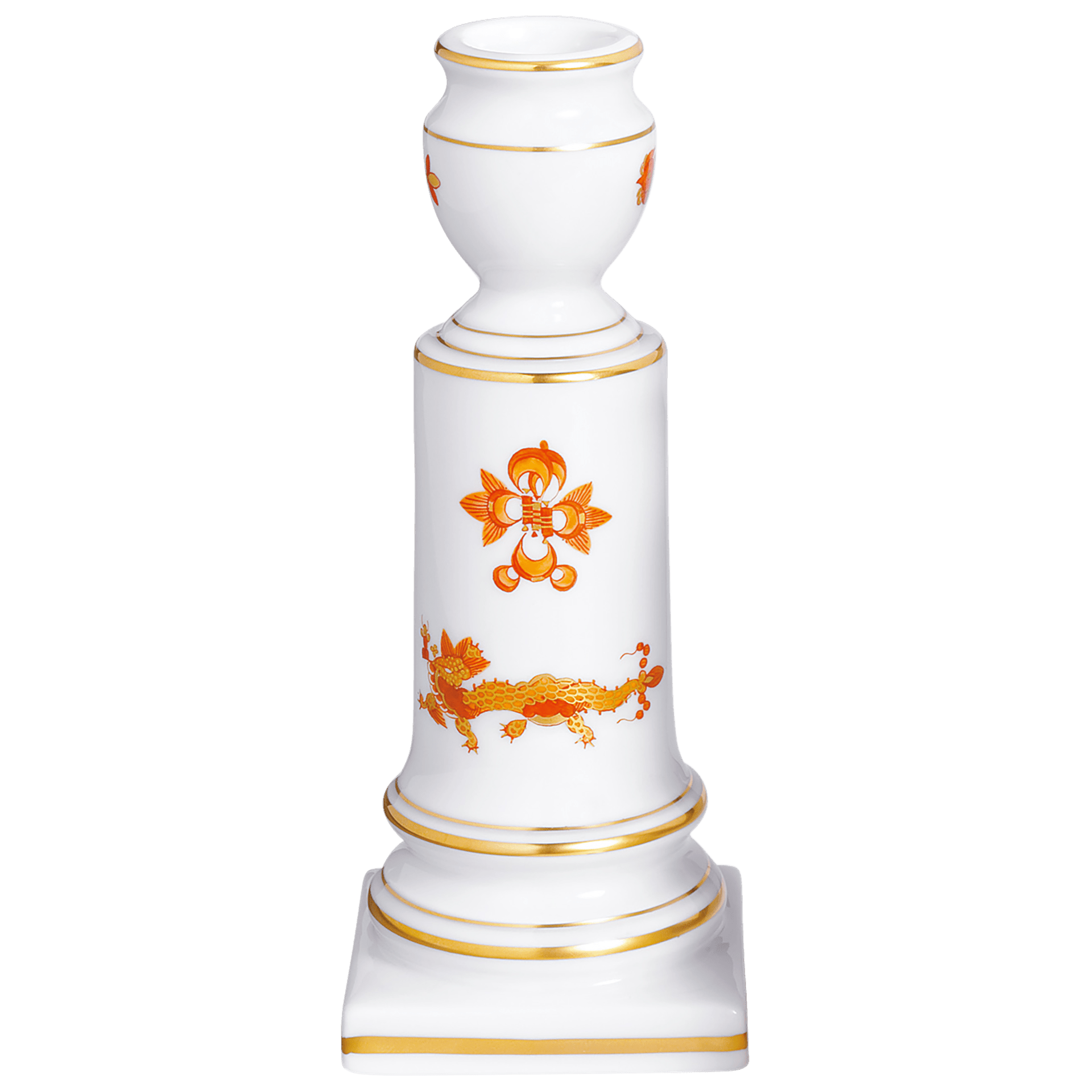 Kerzenhalter, Reicher Drache, H 14 cm | Meissen Neuer Ausschnitt 320510 - 53110 - Meissen Weimar