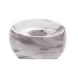 Kerzenhalter Stabkerze, Marmoriert Light Grey, H 3,2 cm | Meissen Antactica Collection