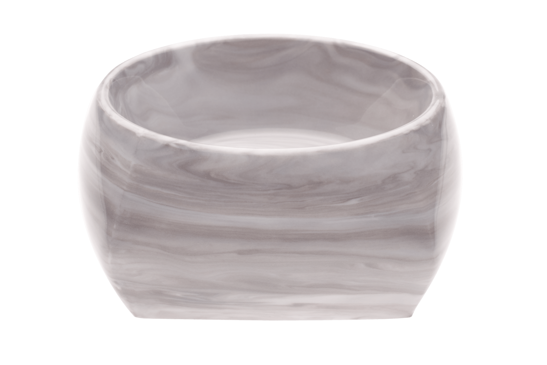 Kerzenhalter Stumpenkerze, Marmoriert Light Grey, H 4,8 cm | Meissen Antactica Collection 004001 - 53133 - Meissen Weimar