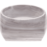 Kerzenhalter Stumpenkerze, Marmoriert Light Grey, H 4,8 cm | Meissen Antactica Collection