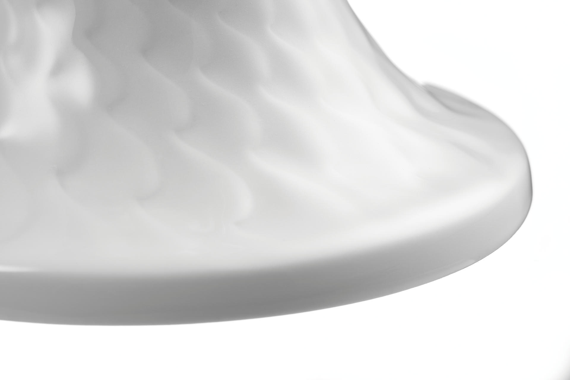 Kerzenhalter, Weiß, H 13 cm | Meissen Wellenspiel Relief 000001 - 53114 - Meissen Weimar
