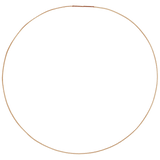 Kette Halsreif Edelstahl rosévergoldet, 45 cm | Meissen Schmuck Individuell
