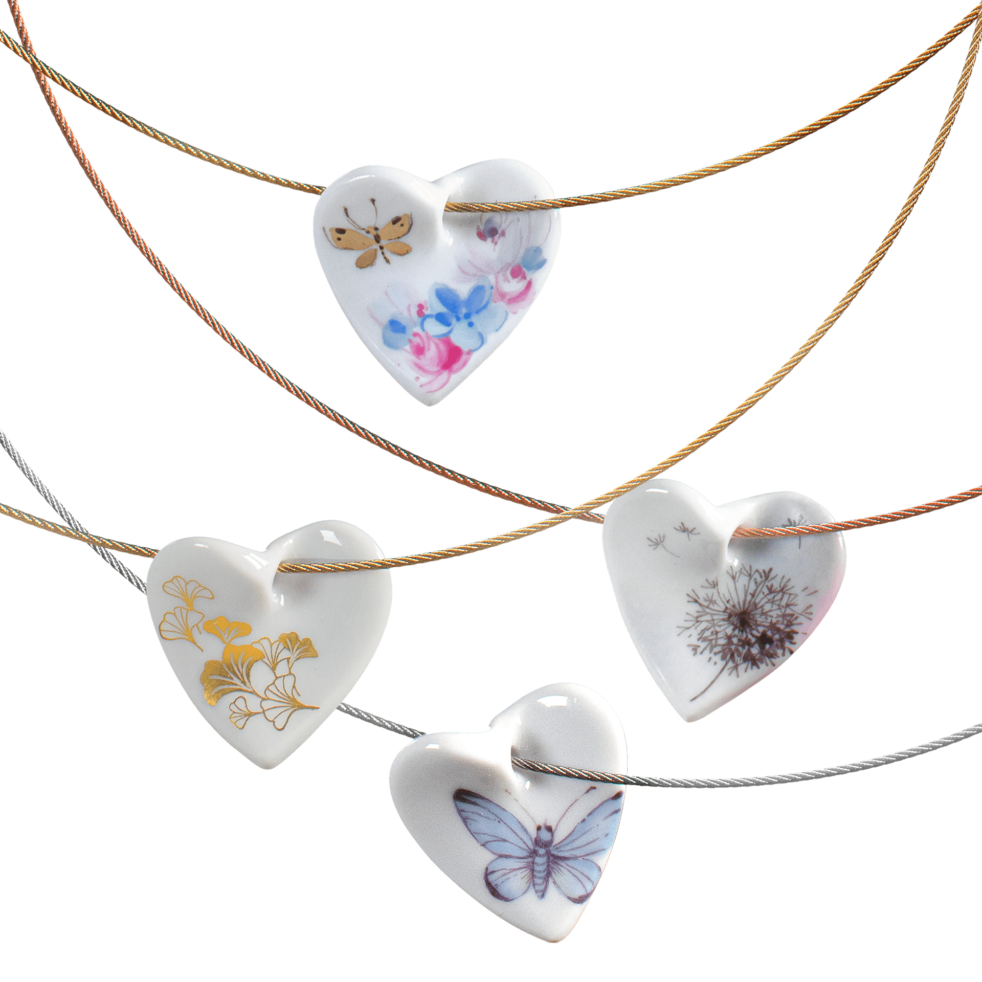 Kette Halsreif Edelstahl rosévergoldet, 45 cm | Meissen Schmuck Individuell mpj97hr9145 - Meissen Weimar