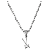 Kette mit Anhänger Swords Basic, 925 Sterlingsilber, Länge 45 cm | Meissen Swords Collection