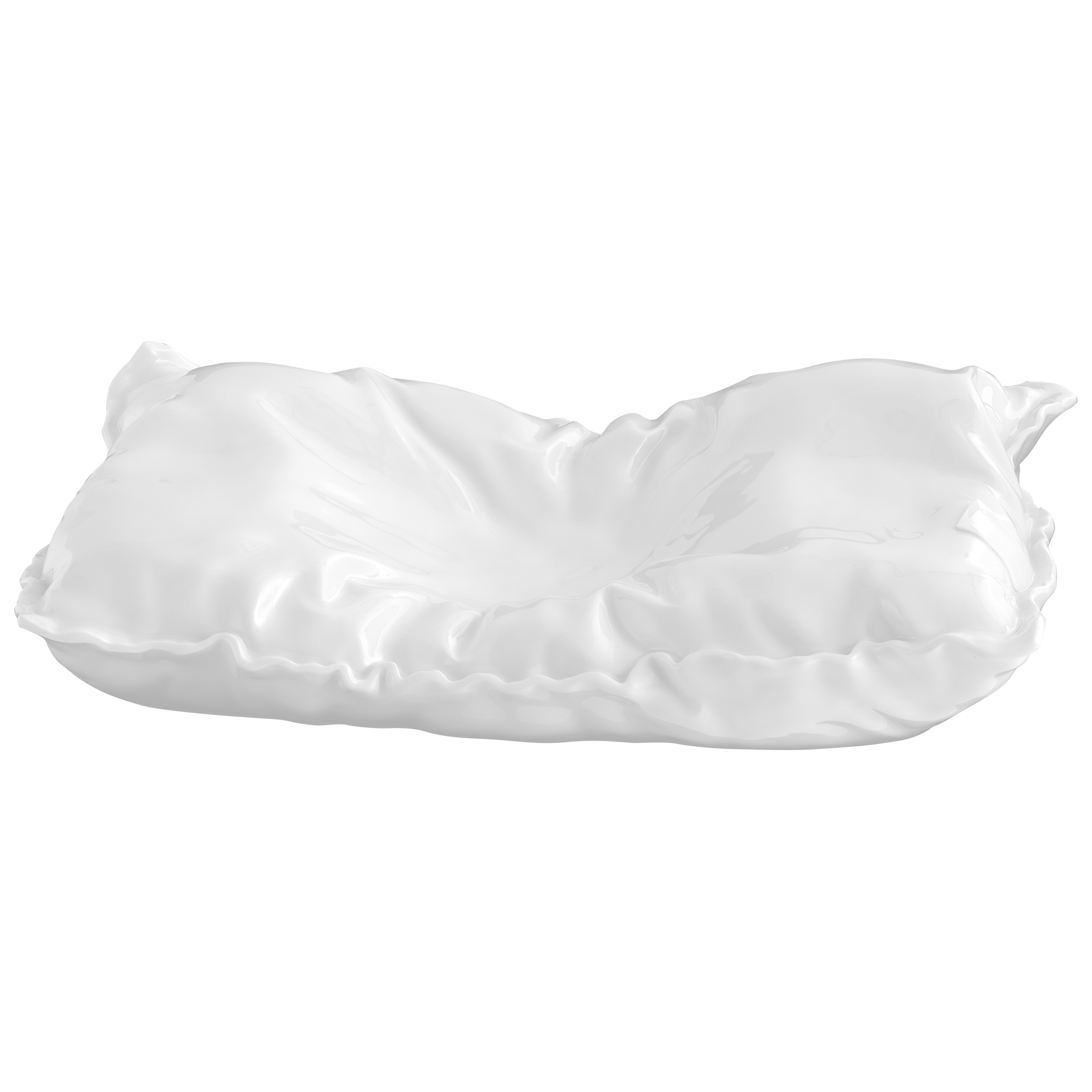 Kissenschale Weiß L 36 cm | Meissen Schalen Kollektion 000001 - 54623 - Meissen Weimar
