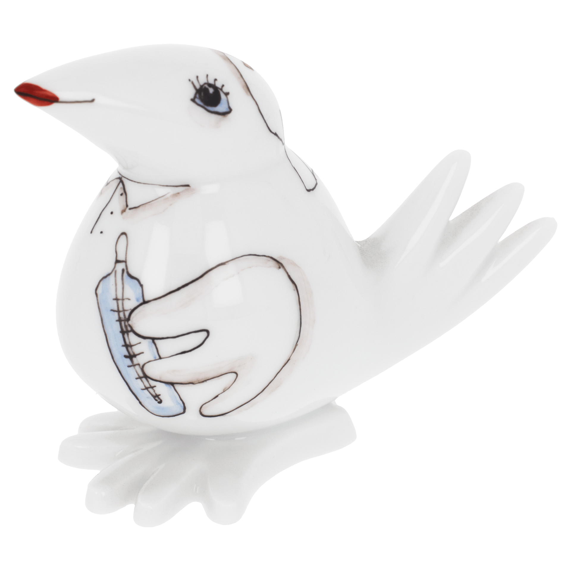 Krankenschwester, H 6 cm | Meissen Figuren - Edition Spassvogel 71A226 - 77410 - Meissen Weimar
