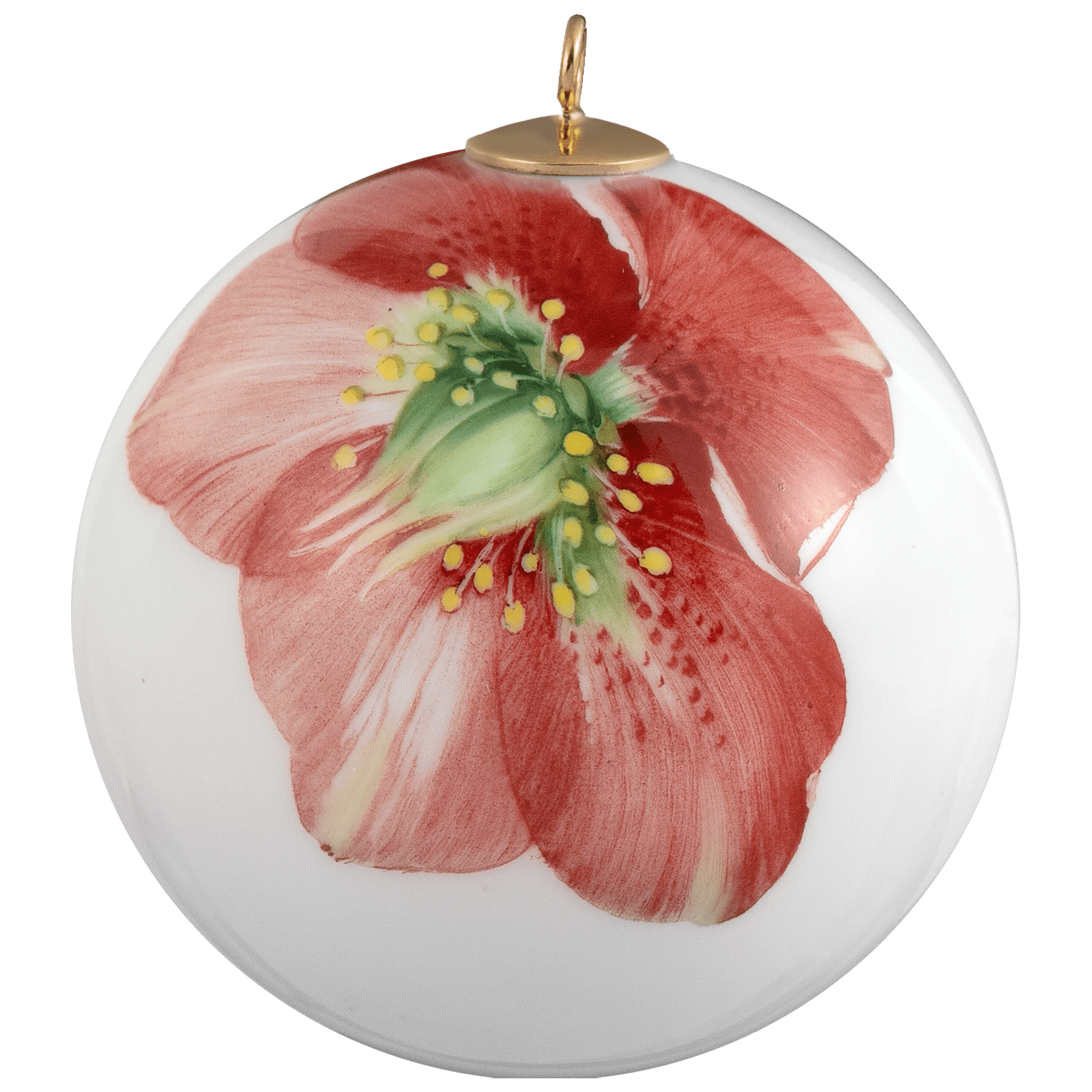 Kugel, Giant Bloom, Christrose, Ø 5 cm | Meissen Zweigschmuck Kugel Kollektion 61A167 - 55M09 - Meissen Weimar
