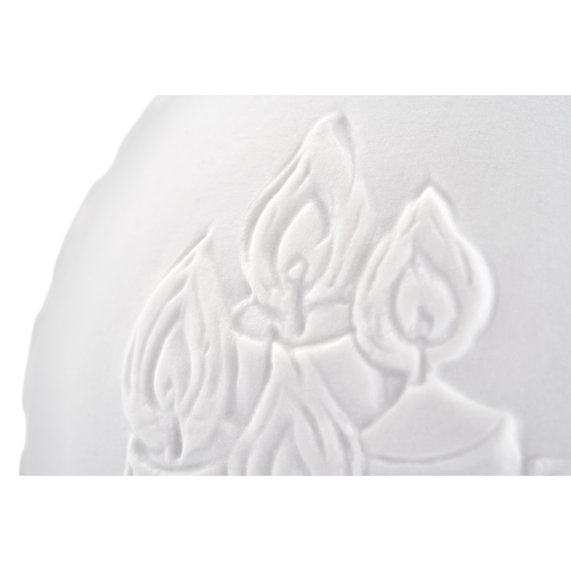 Kugel mit Relief, Weihnachtskrippe, Weiß, bisquit, Ø 7 cm | Meissen Zweigschmuck Kugel Kollektion 001001 - 55M31 - Meissen Weimar