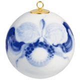 Kugel, Orchidee auf Ast, Ø 5 cm | Meissen Zweigschmuck Kugel Kollektion
