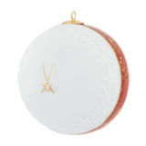 Kugel Reliefsterne, "MEISSEN Christmas Original", Ø 7 cm | Meissen Zweigschmuck Kugel Kollektion