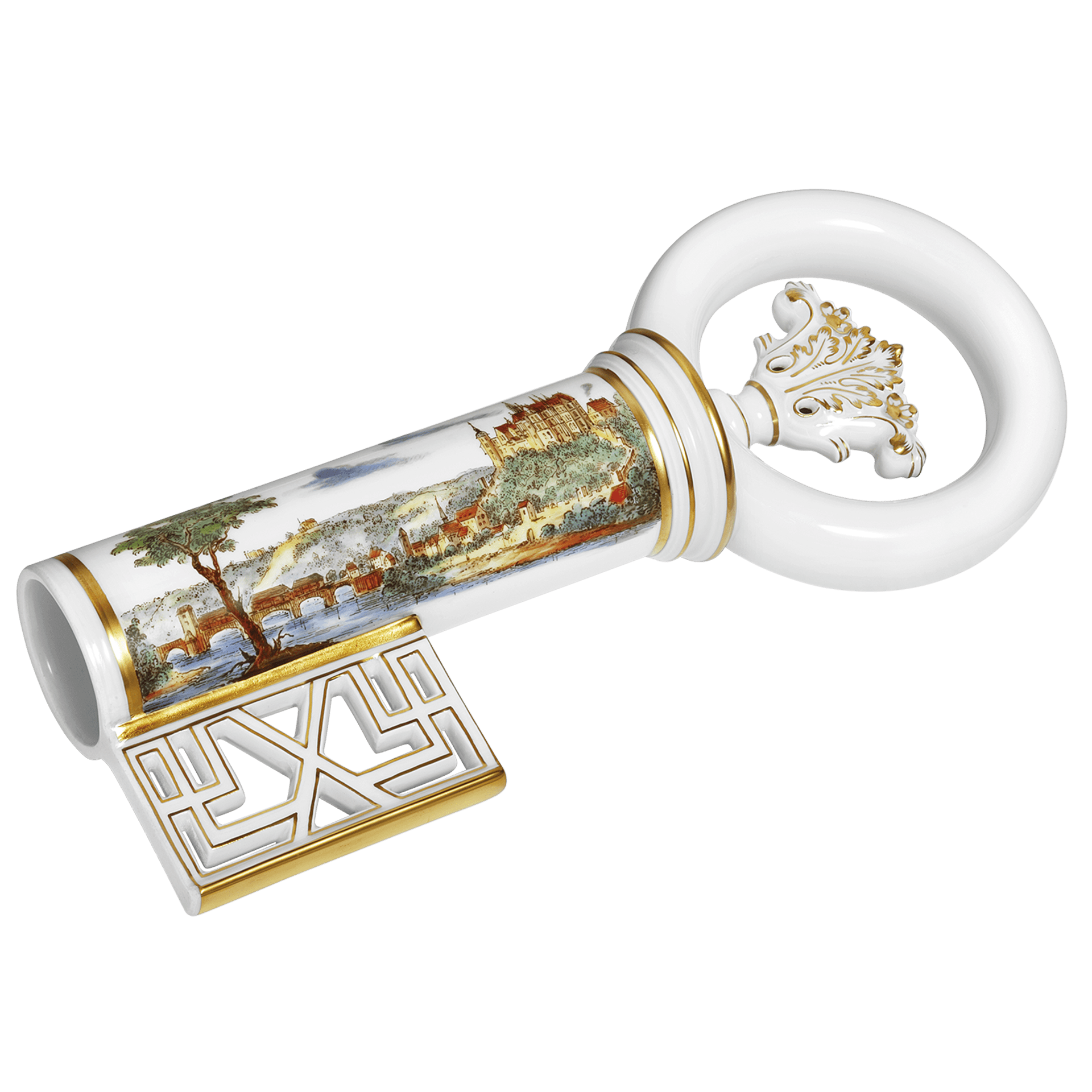 Kunstwerk Schlüssel Willkommen, Limitiert, H 25 cm | Meissen Limitierte Meisterwerke 29a181 - 55204 - Meissen Weimar