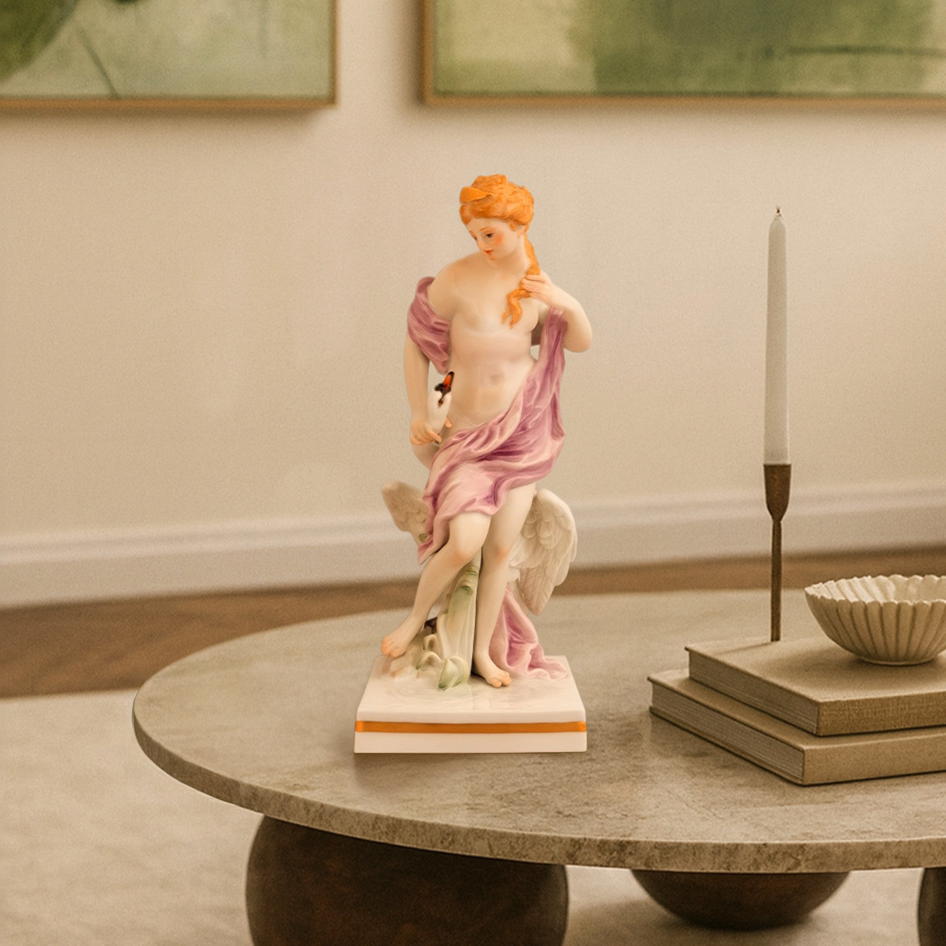 Leda mit Schwan, Lim. 25, H 26 cm | Meissen Limitierte Meisterwerke 900384-73523 - Meissen Weimar