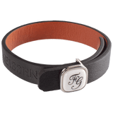 Lederarmband Monogramm Schwarz, H 0.3 cm | Meissen Geschenke