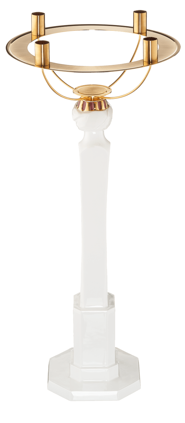 Leuchter Balthasar, bunt, H 46 cm | Meissen Exklusiv - Kollektion 900380 - 79m03 - Meissen Weimar