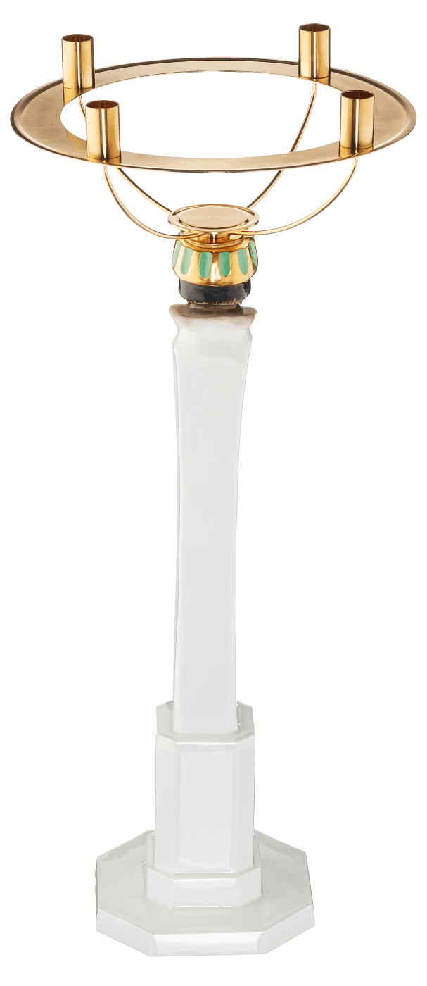 Leuchter Melchior Bunt, H 46 cm | Meissen Exklusiv - Kollektion 900380 - 79m01 - Meissen Weimar