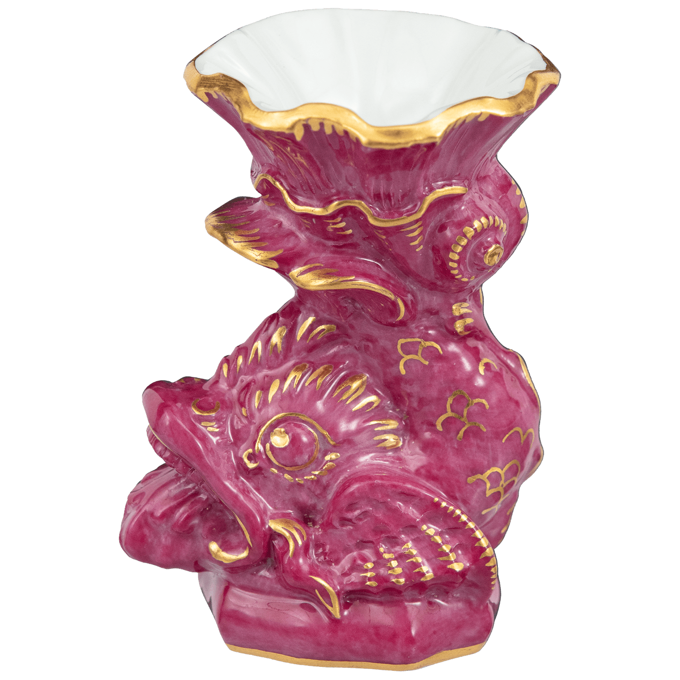 Leuchter Purpur und Gold, H 6,4 cm | Meissen Leuchter - Edition 90a458 - 79186 - Meissen Weimar