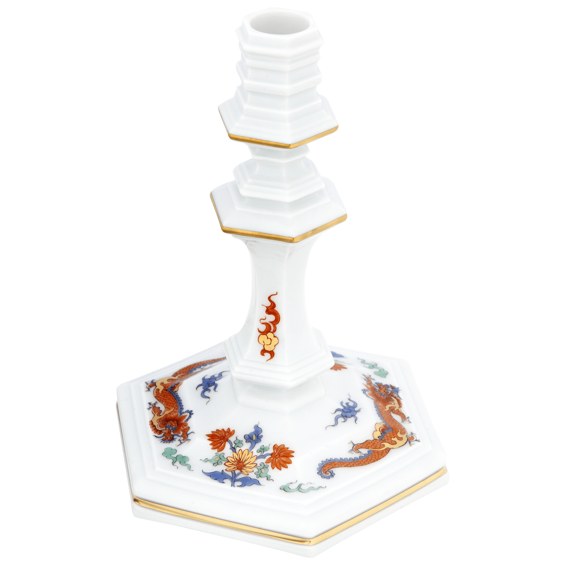 Leuchter Regenbogendrache, H 13,5 cm | Meissen Leuchter Kollektion 581184 - 53120 - Meissen Weimar