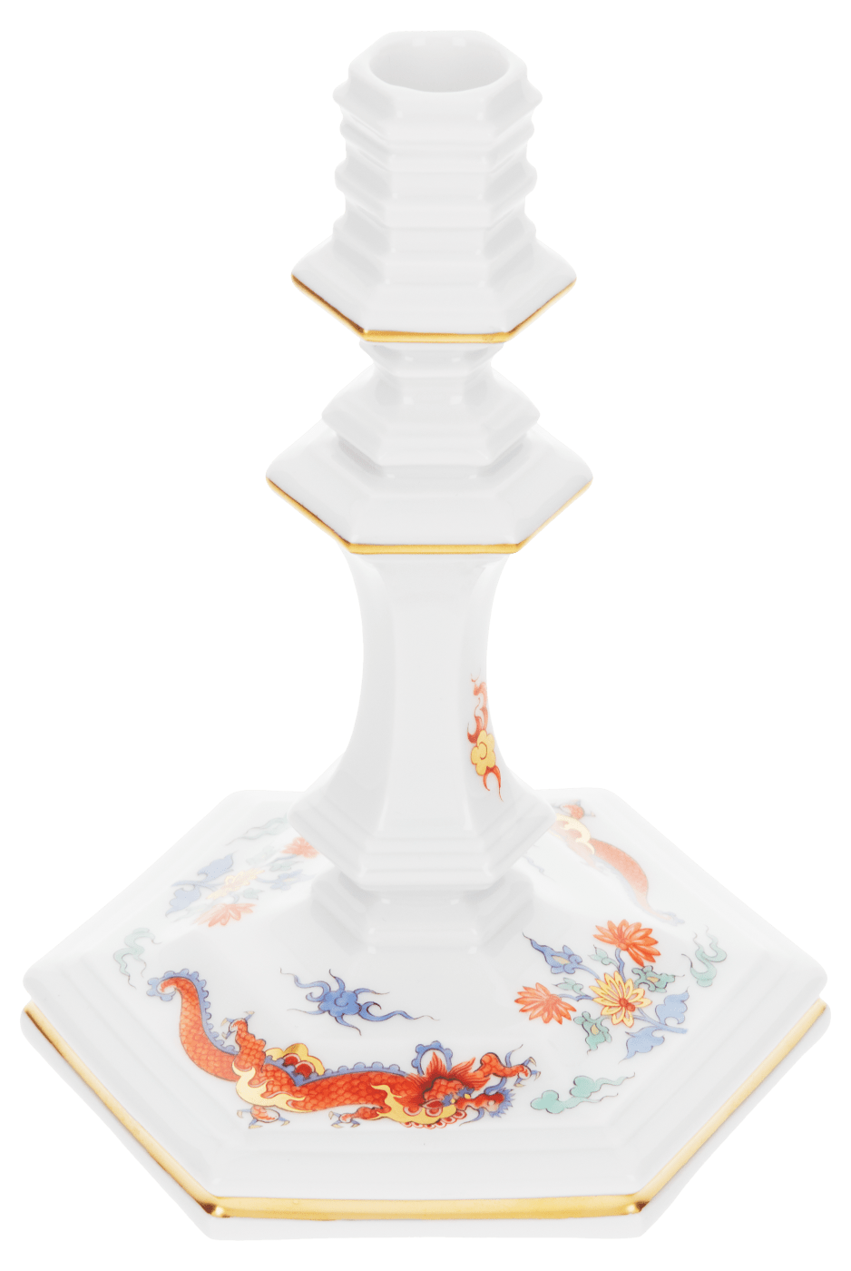 Leuchter Regenbogendrache, H 13,5 cm | Meissen Leuchter Kollektion 581184 - 53120 - Meissen Weimar