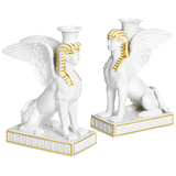 Leuchter-Set, Gold, H 28 cm, 2-Teilig | Meissen Limitierte Meisterwerke