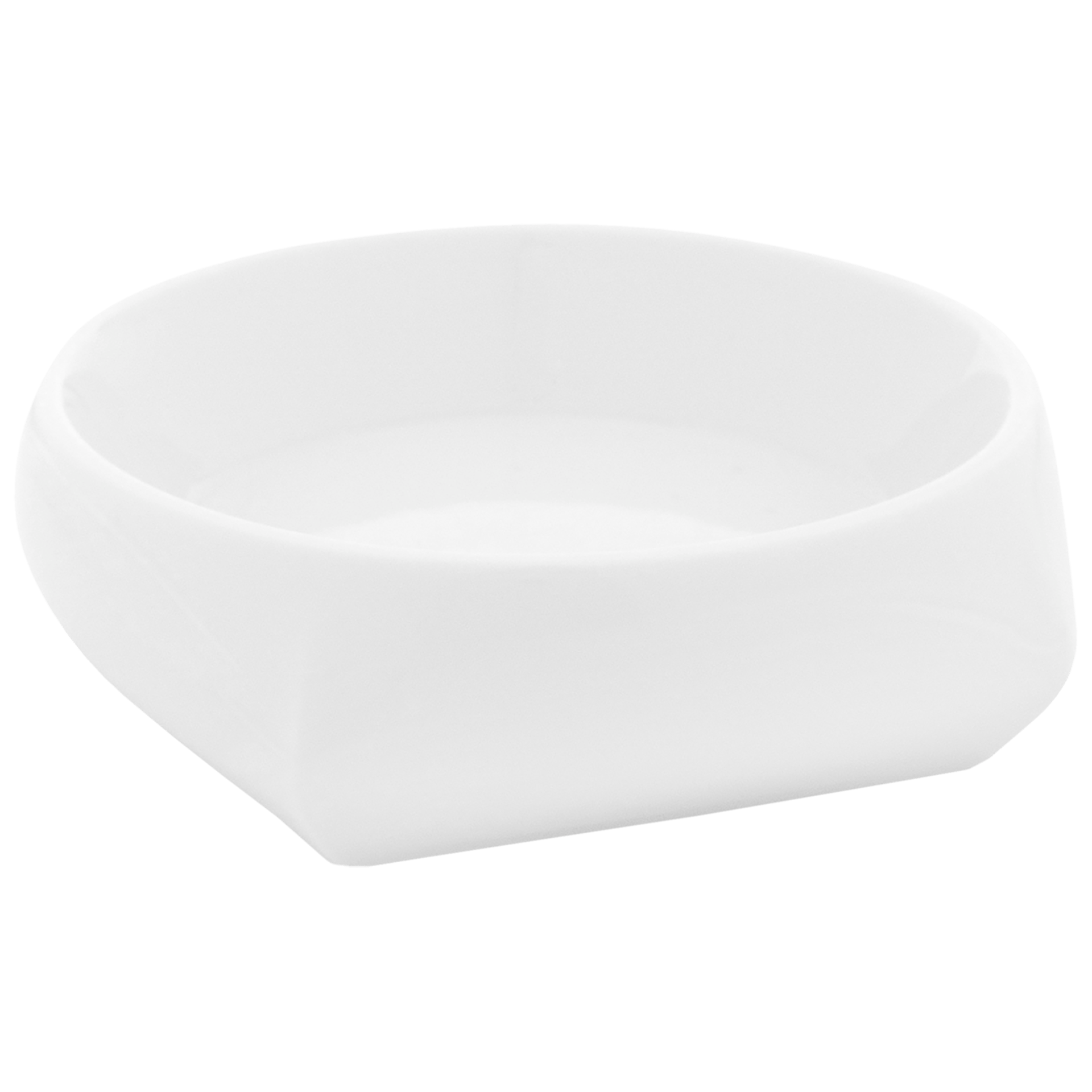 Leuchter, Stumpenkerze, flach, Weiß, 11,5 x 11,5 cm | Meissen Antactica Collection 000001 - 53132 - Meissen Weimar