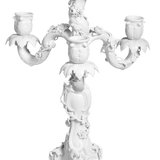 Leuchter Weiß, H 47,5 cm, 4-flammig | Meissen Exklusiv-Kollektion