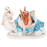 Liegendes Lastkamel, Bunt und gold staffiert, Lim., L 49 cm | Meissen Exklusiv-Kollektion