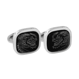 Manschettenknöpfe Glücksdrache Ø 1,8 cm | Meissen Schmuck Individuell