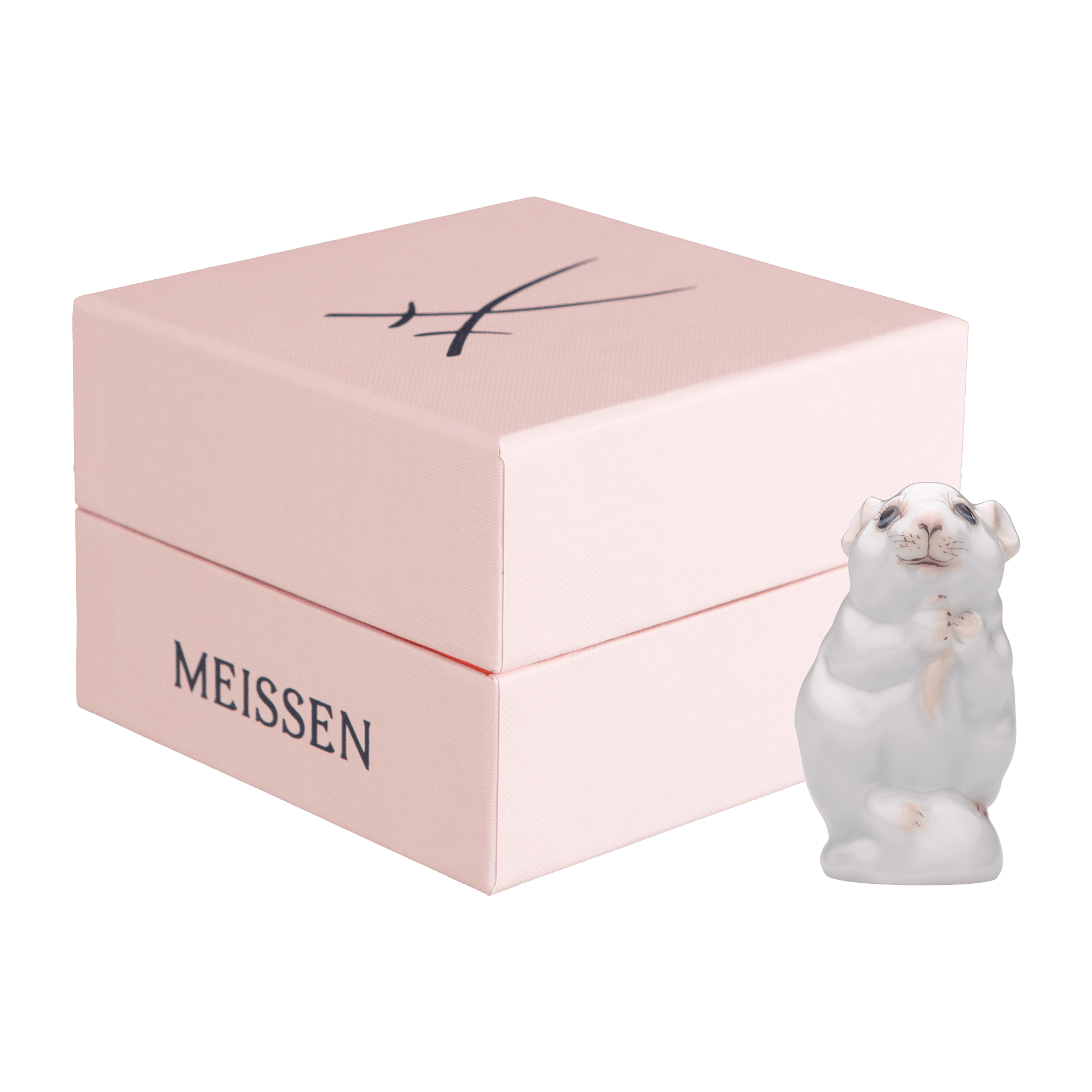 Maus Tierkind, Bunt staffiert, leicht, H 4,7 cm | Meissen Figuren - Edition Tierkinder 900600 - 78008 - Meissen Weimar