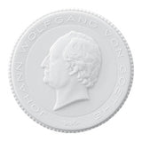 Goethehaus, weiß, 50 mm | Meissen Medaillen Kollektion