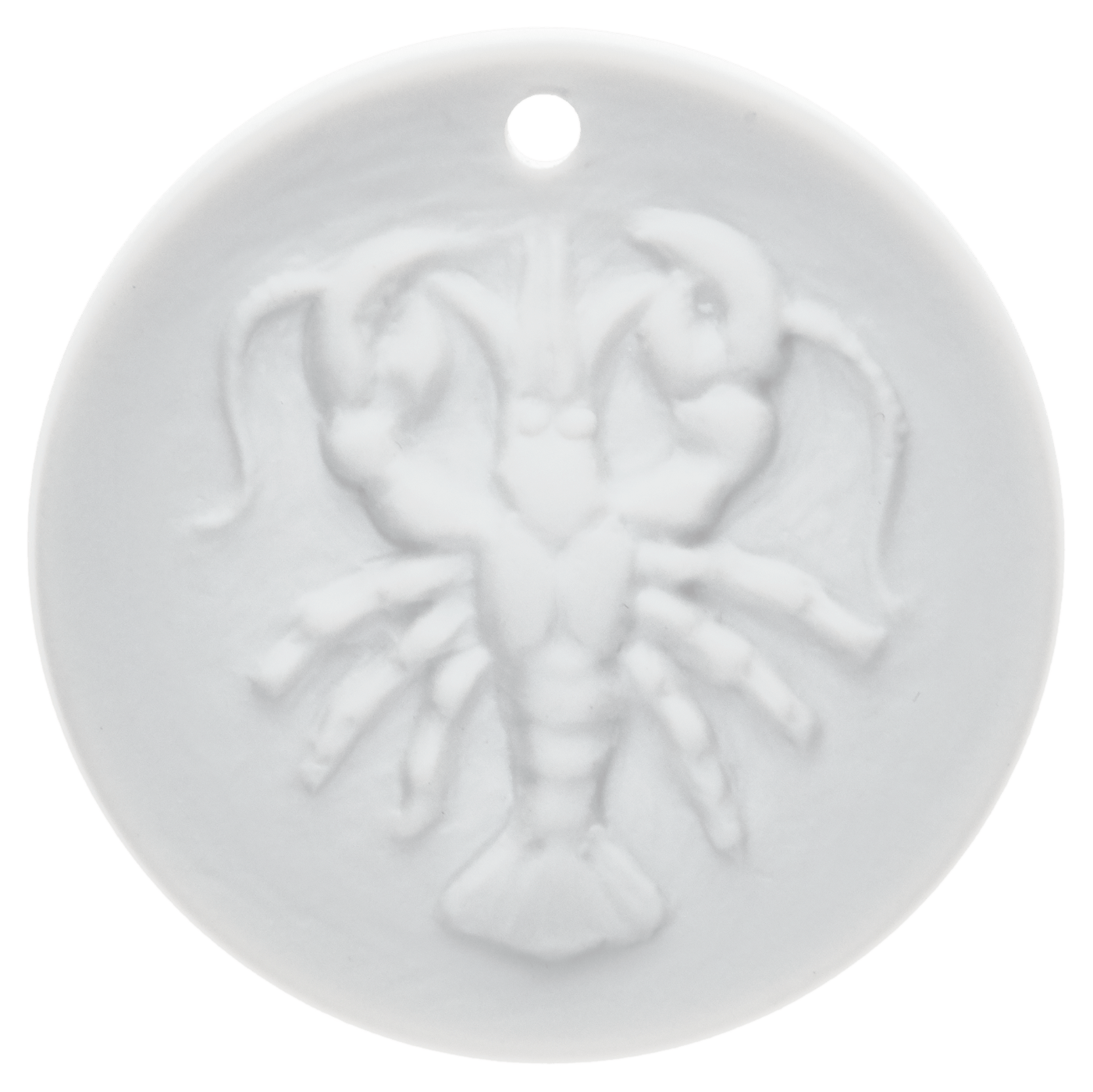 Medaille Krebs, Medaillen, weiß, Ø 3,6 cm | Meissen Medaillen - Tierkreiszeichen 000003 - 98C17 - Meissen Weimar