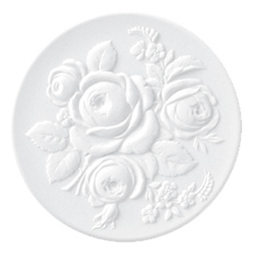 Medaille Relief 'Rosenbukett', 2.4 cm, Meissen - Medaillenkollektion, 65 mm | Meissen - Medaillenkollektion 000003 - 98051 - Meissen Weimar
