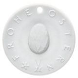 Ostern, Hase, weiß, 36 mm | Meissen Medaillen Kollektion