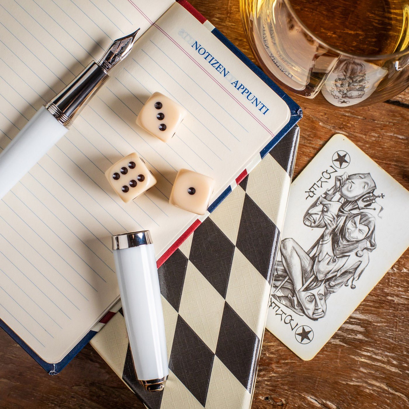 MEISSEN® Porzellan Royal Seal Füllfederhalter, Weiß, H 18,5 cm MPE-0002-001 - Meissen Weimar