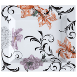 Meissen-Schale eckig, groß,"Flower Ornament", Blütenzweige, 21x18,5 cm | The Meissen Vide-Poche-Collection