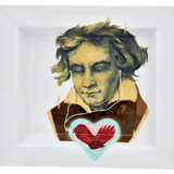 Meissen-Schale groß, "250. Geburtstag Beethoven", 21x18,5 cm | The Meissen Vide-Poche-Collection