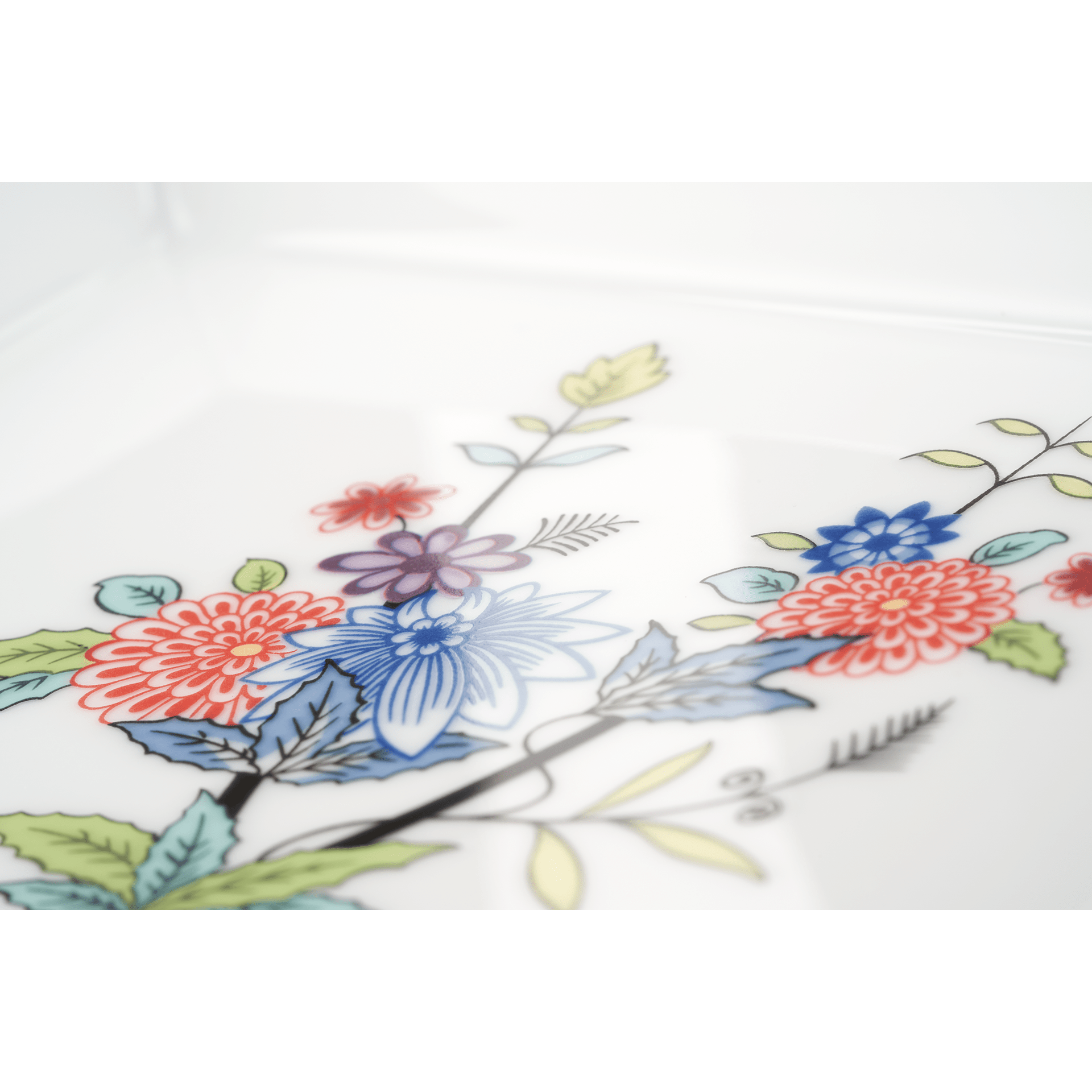 Meissen - Schale groß, eckig, "Swords Fantasy", 21x18,5 cm, | The Meissen Vide - Poche - Collection 79A443 - 53274 - Meissen Weimar