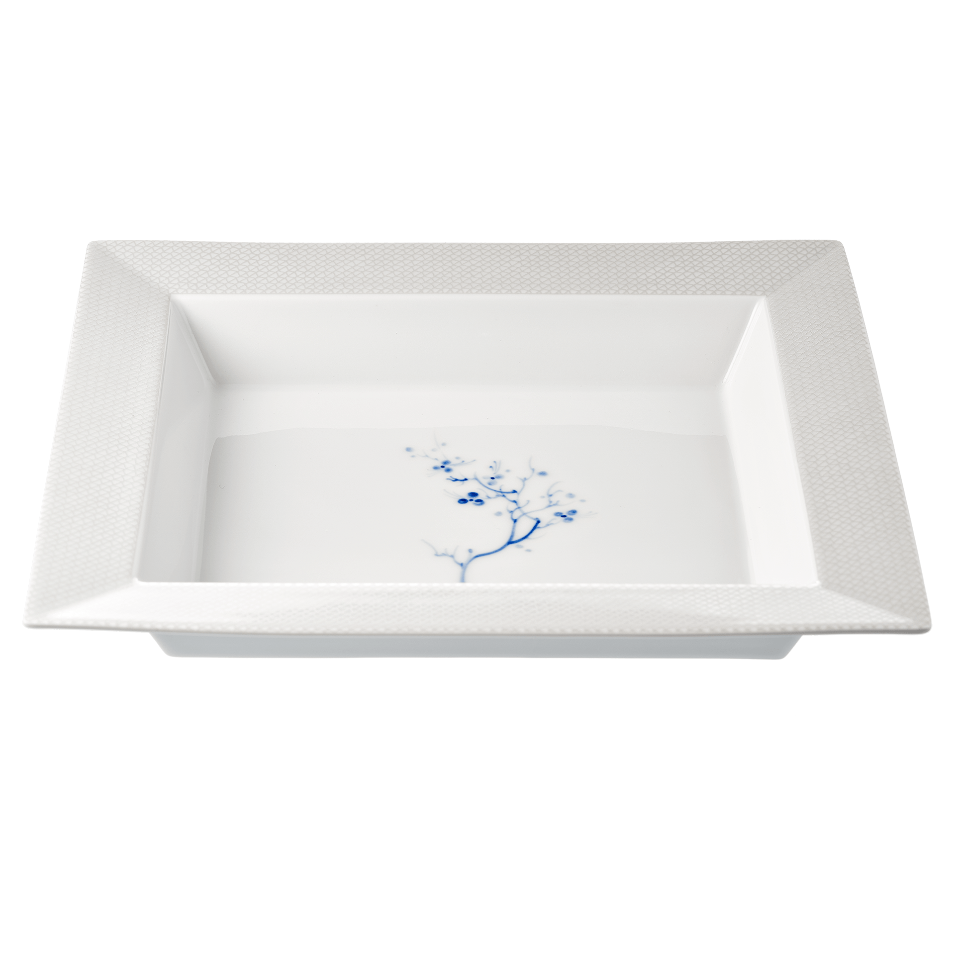 Meissen - Schale groß, Malerei "Blue Orchid White", 21x18,5 cm | The Meissen Vide - Poche - Collection 79A465 - 53274 - Meissen Weimar