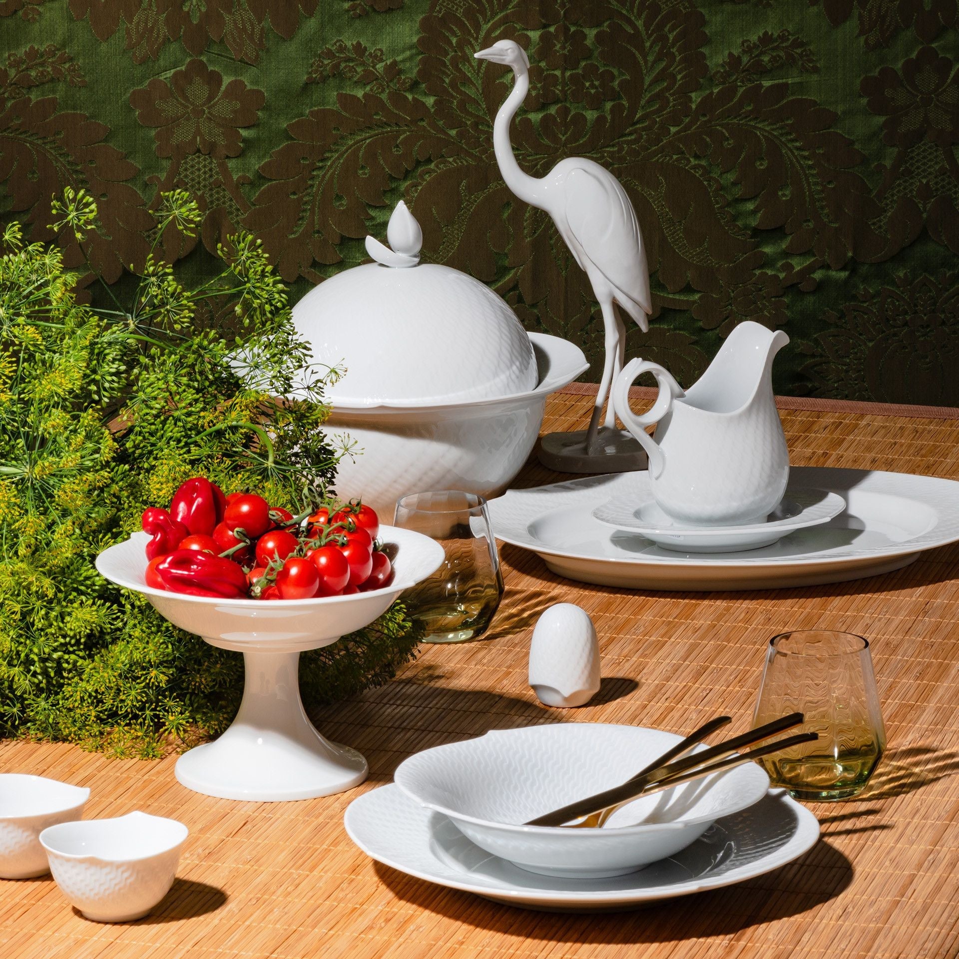 Milchkännchen, groß, Weiß, V 0,3 l | Meissen Wellenspiel Relief 000001 - 29765 - Meissen Weimar