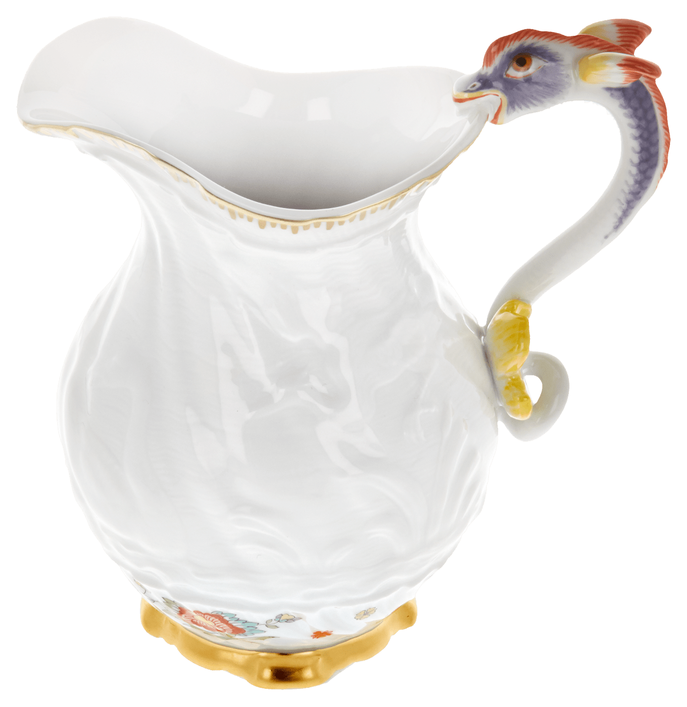 Milchkännchen Indische Blumenzweige, H 10,6 cm | Meissen Schwanendessin 397152 - 05763 - Meissen Weimar