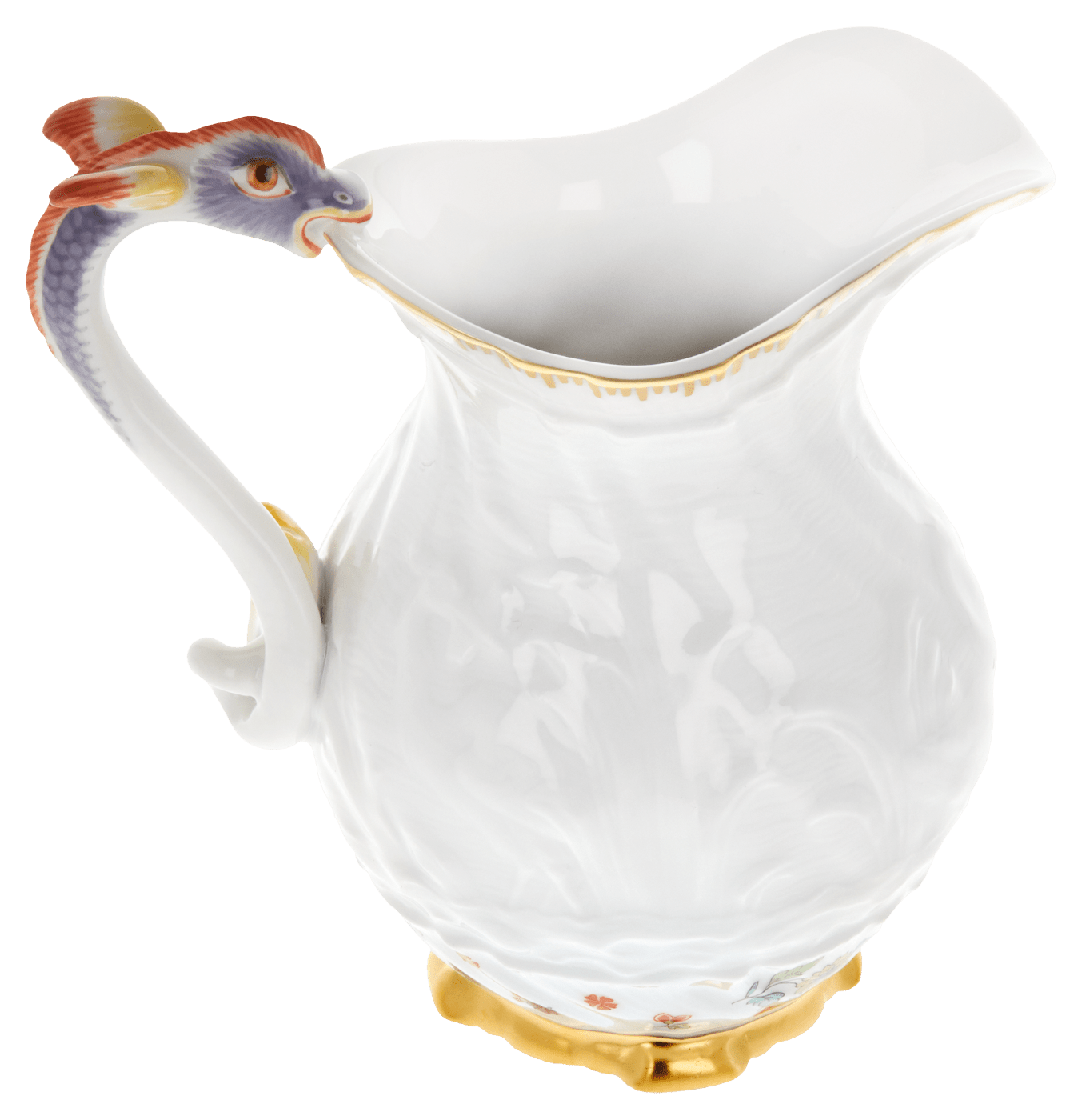 Milchkännchen Indische Blumenzweige, H 10,6 cm | Meissen Schwanendessin 397152 - 05763 - Meissen Weimar
