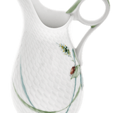 Milchkännchen, Waldflora, H 15,7 cm | Meissen Wellenspiel Relief