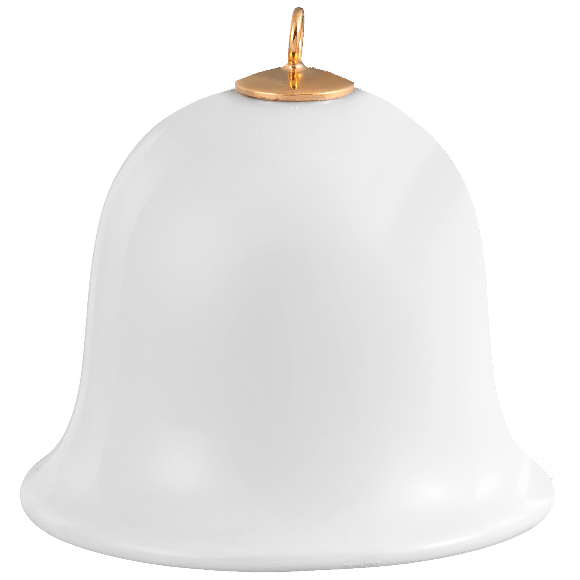 Miniatur - Glocke, "Giant Bloom", Orchidee, H 5 cm | Meissen Zweigschmuck Glocken Kollektion 61A168 - 55M02 - Meissen Weimar