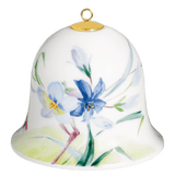 Miniatur-Glocke, Waldflora mit Insekten, H 5 cm | Meissen Zweigschmuck Glocken Kollektion
