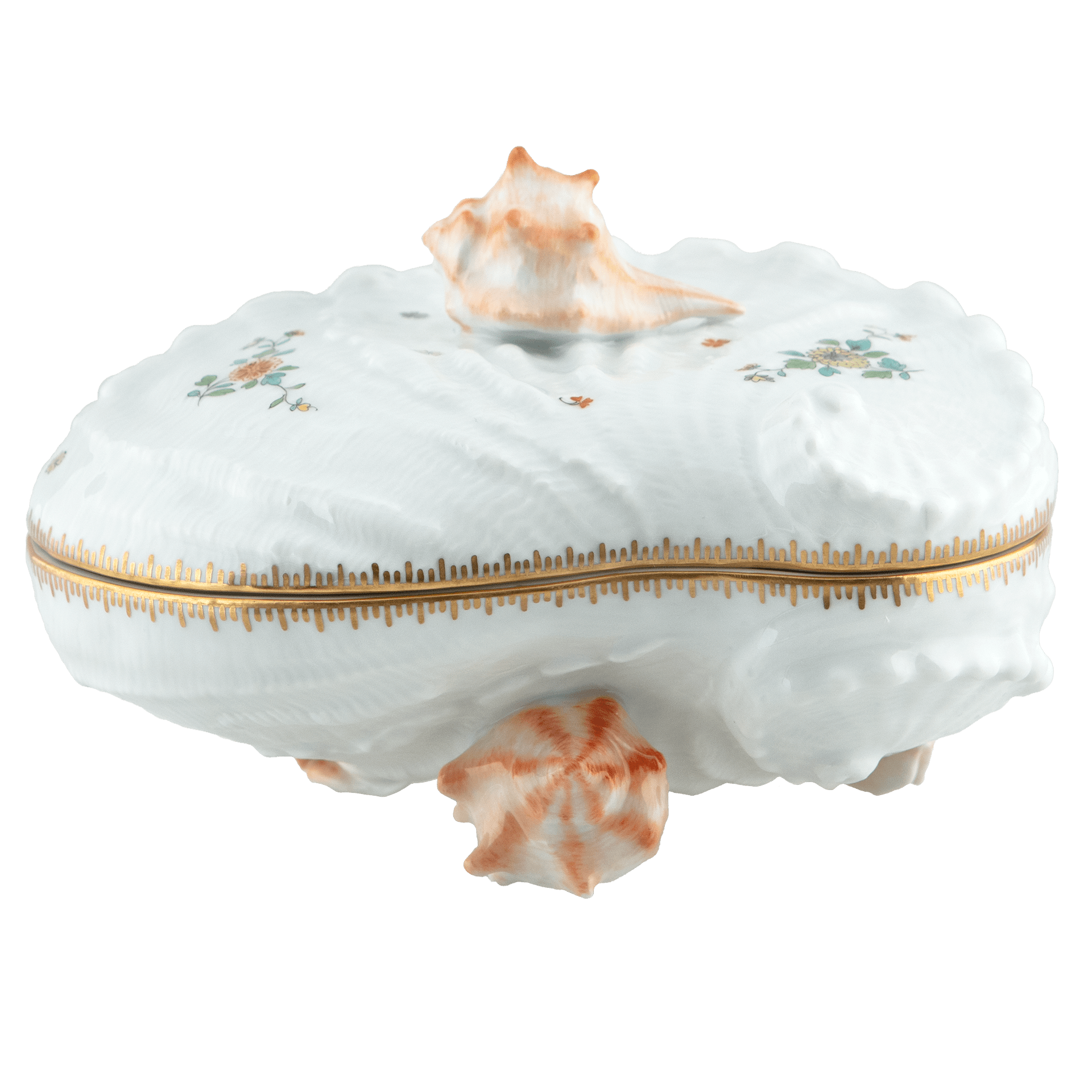 Muscheldose, Lim. 50, H 10,5 cm | Meissen Limited Edition 39A074-52411 - Meissen Weimar