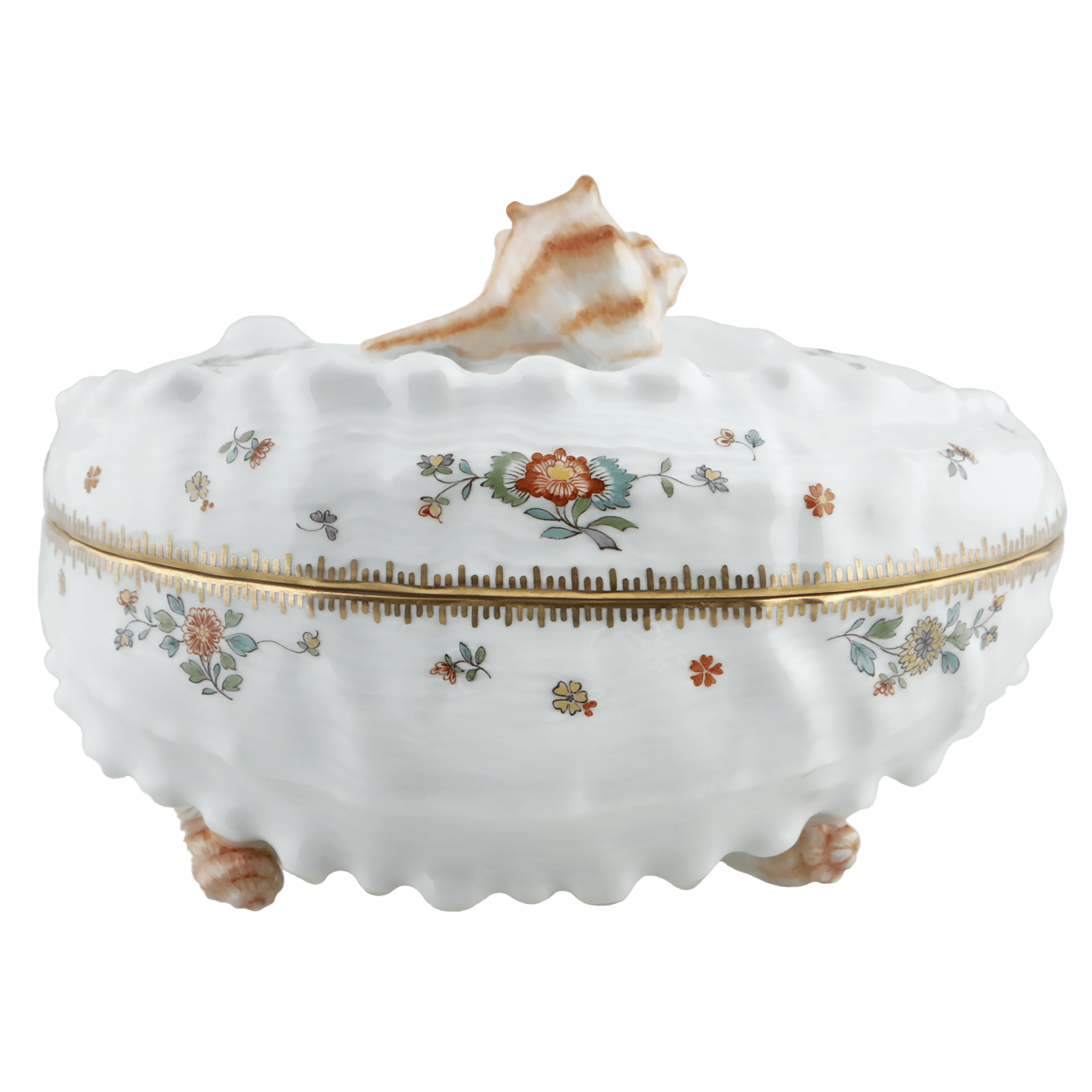 Muscheldose, Lim. 50, H 10,5 cm | Meissen Limited Edition 39A074-52411 - Meissen Weimar