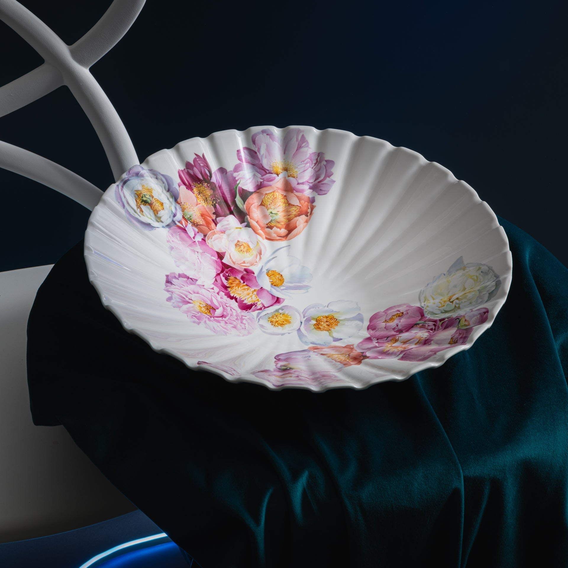 Muschelschale, Blütentraum, Ø 41 cm, limitiert | Meissen Limitierte Meisterwerke 256784 - 54622 - Meissen Weimar